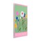 Stupell Industries Wild Flowers with Pink Border Wall Plaque, design by Elizabeth Medley